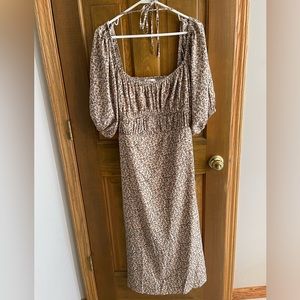 BOHME midi dress -floral